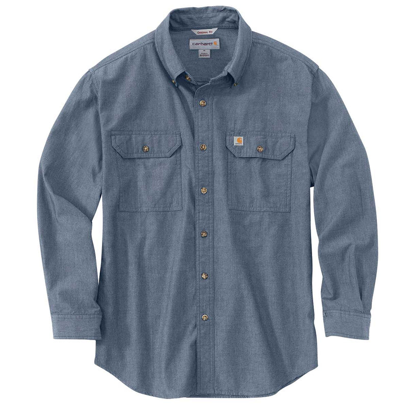 Check styling ideas for「COTTON CHAMBRAY LONG SLEEVE LONG SHIRT