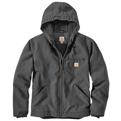 Carhartt OJ4392-M Relaxed Fit Washed Duck Sherpa-Lined Jacket - J141