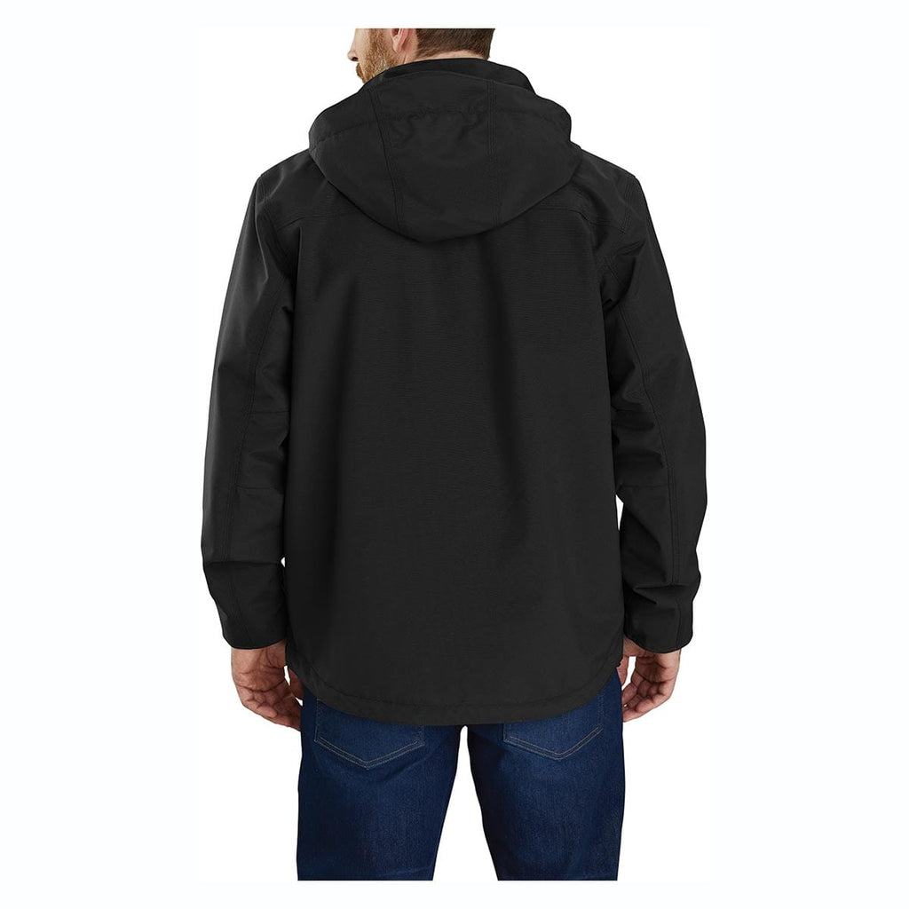 Black Carhartt Men's Storm Defender Loose Fit Heavyweight Jacket