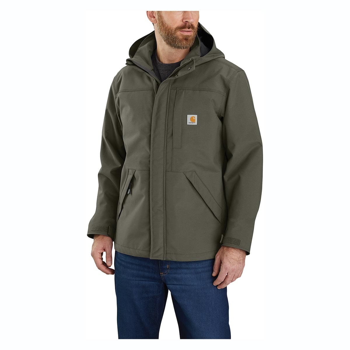 Moss Carhartt Men's Storm Defender Loose Fit Heavyweight Jacket