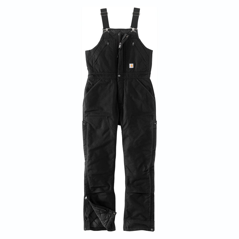 Carhartt Women's Loose Washed Duck Insulated Bib Overalls