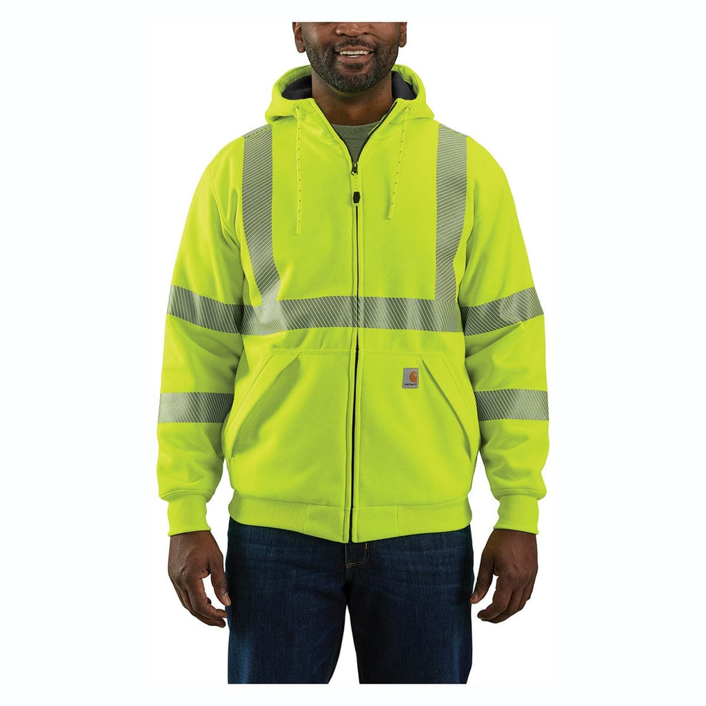 Carhartt ANSI Class 3 Loose Fit Midweight Full Zip Hi-Vis Sweatshirt