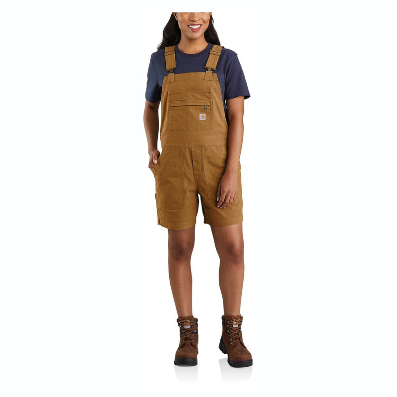 Carhartt Loose-Fit Washed Duck Insulated Biberall Coveralls for Ladies