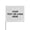 Custom Print Wire Stake Flags, 4" x 5", Pk of 100 (3,000 Minimum)