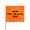 Custom Print Wire Stake Flags, 4" x 5", Pk of 100 (3,000 Minimum)