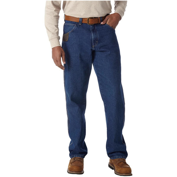 Wrangler Riggs Workwear Carpenter Jeans, Antique Indigo | Gemplers