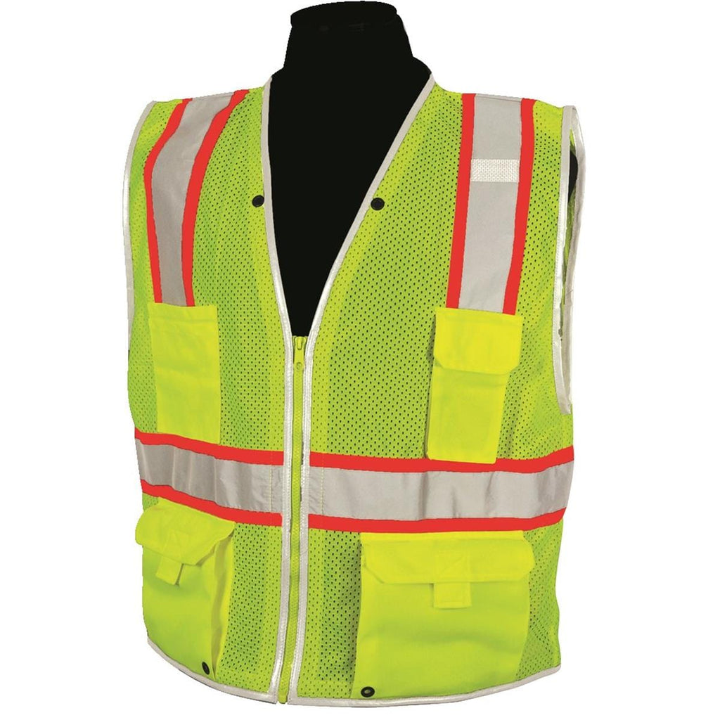 Lime Kishigo Brilliant Series ANSI Class 2 Hi-Vis Safety Vest