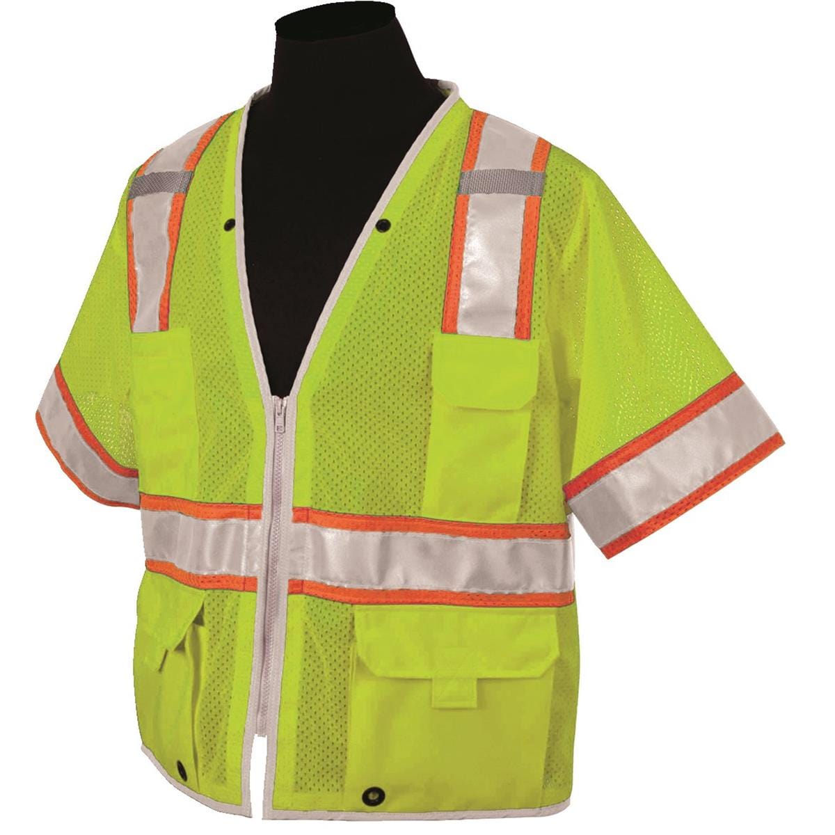 Lime Kishigo Brilliant Series Class 3 Hi-Vis Safety Vest