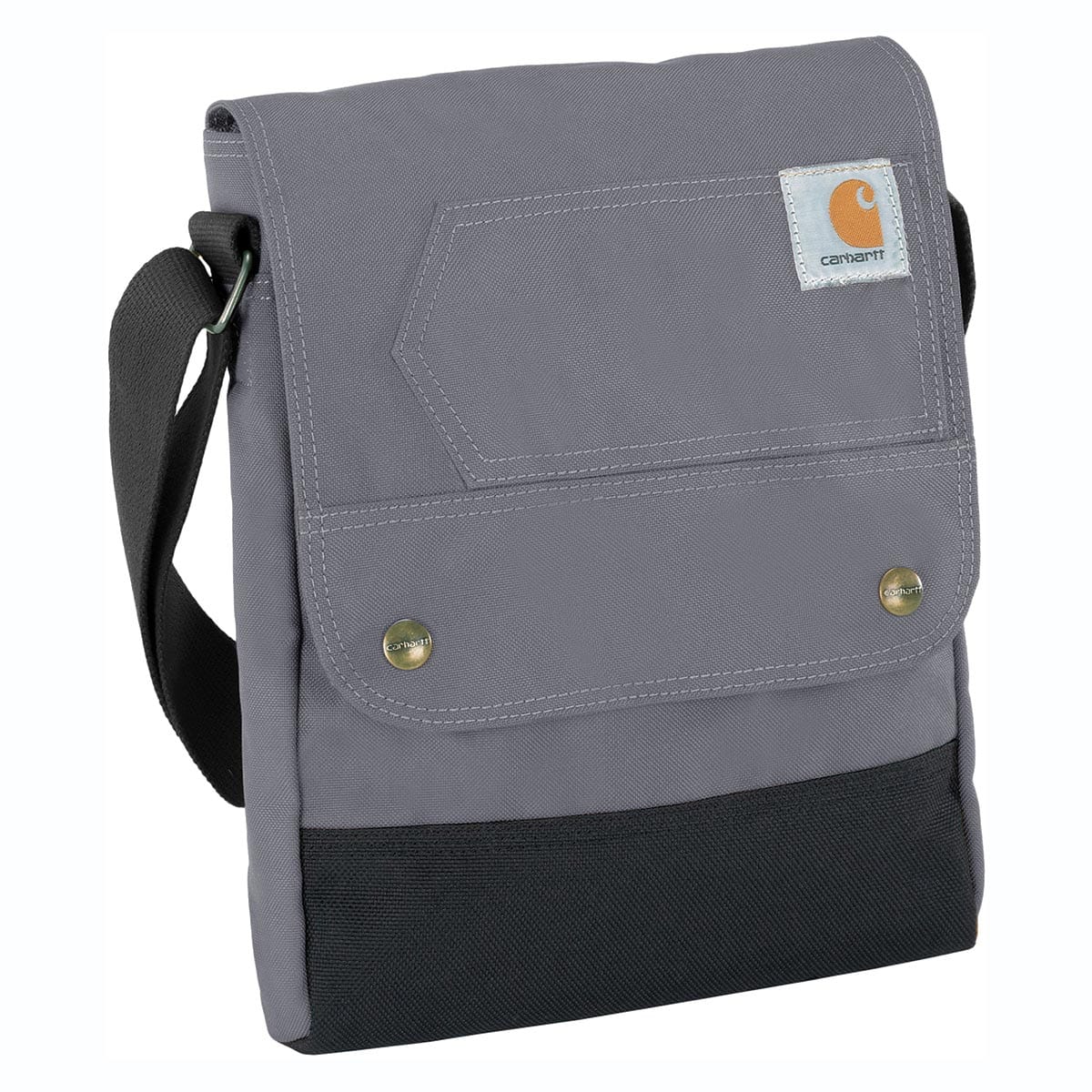 Carhartt Crossbody Horizontal Bag, Carries as a Crossbody or Waist Pack  with Removable Strap, Black