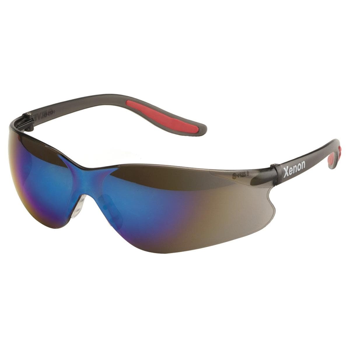 Blue Mirror Elvex Xenon Safety Glasses