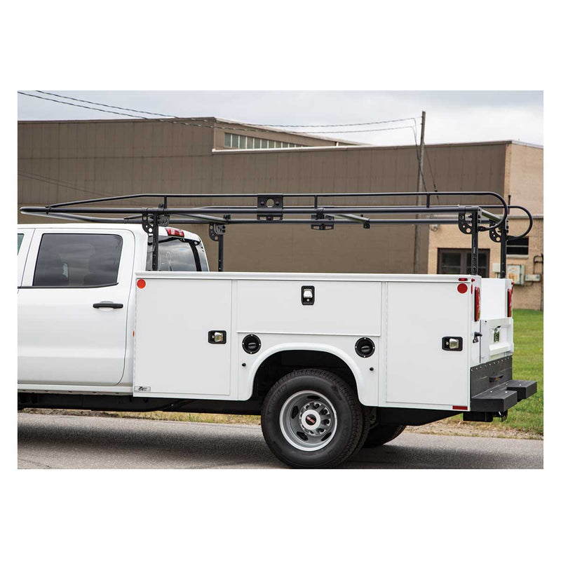 Buyers Products 14-1/2 Ft Black Service Body Ladder Rack