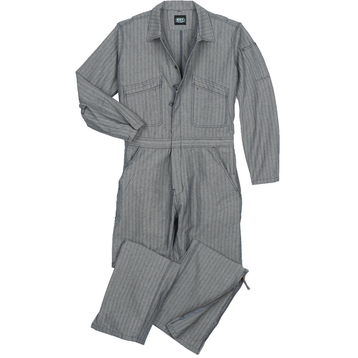 Fisher Stripe Key Deluxe Unlined Long Sleeve Coveralls