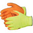 Showa Atlas 317 Fluorescent Yellow/Orange Latex-Coated Gloves