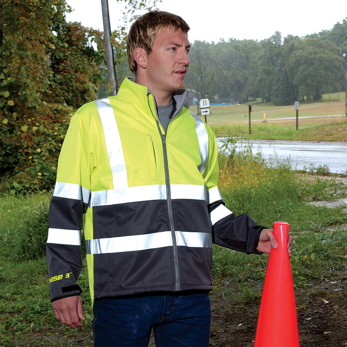 Tingley Phase 3 ANSI Class 3 Soft-Shell Hi-Vis Jacket | Gemplers