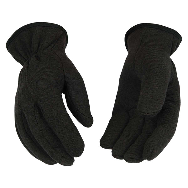 Kinco Lined Brown Jersey Work Gloves, Dozen Pair | Gemplers