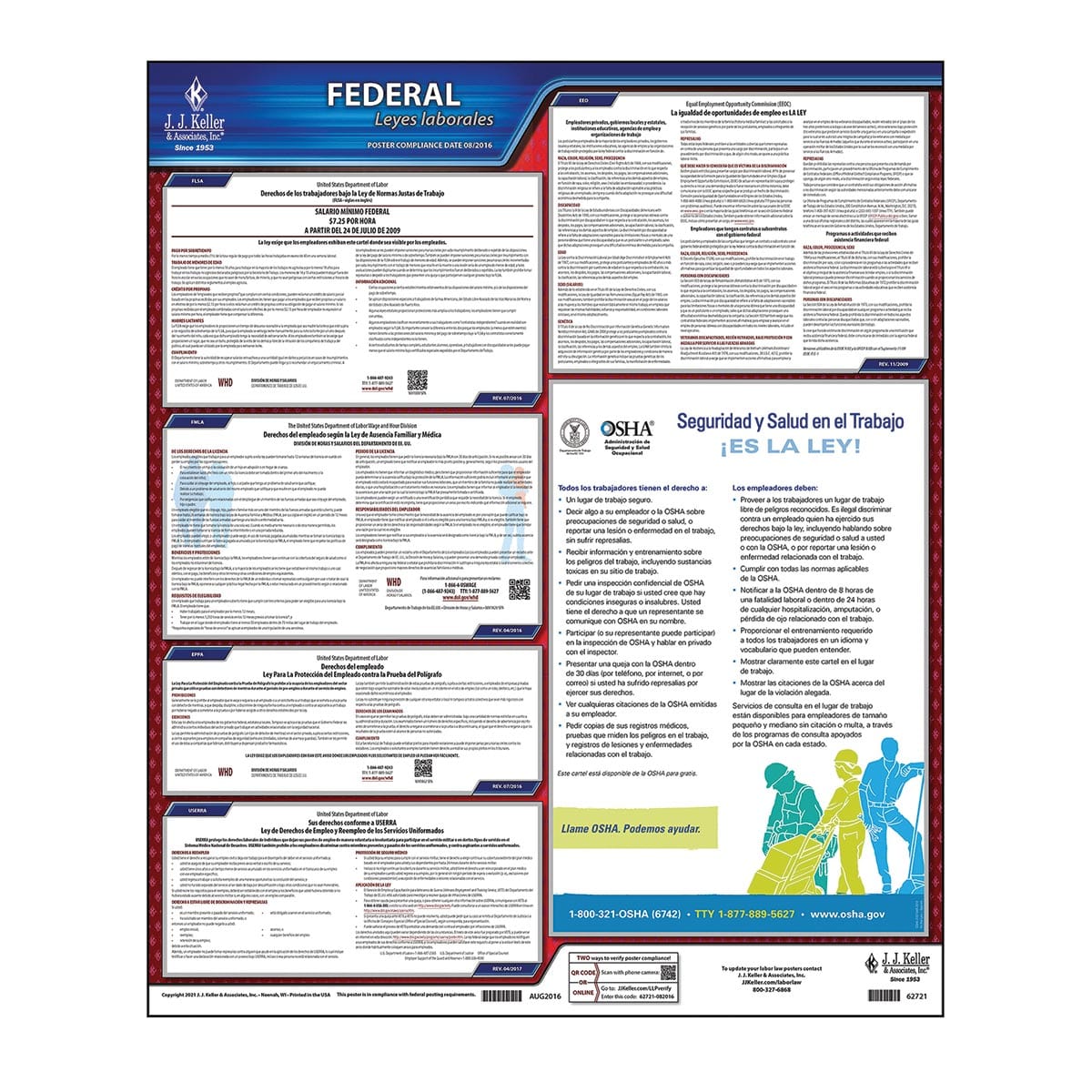 JJ KELLER Federal Labor Law Poster