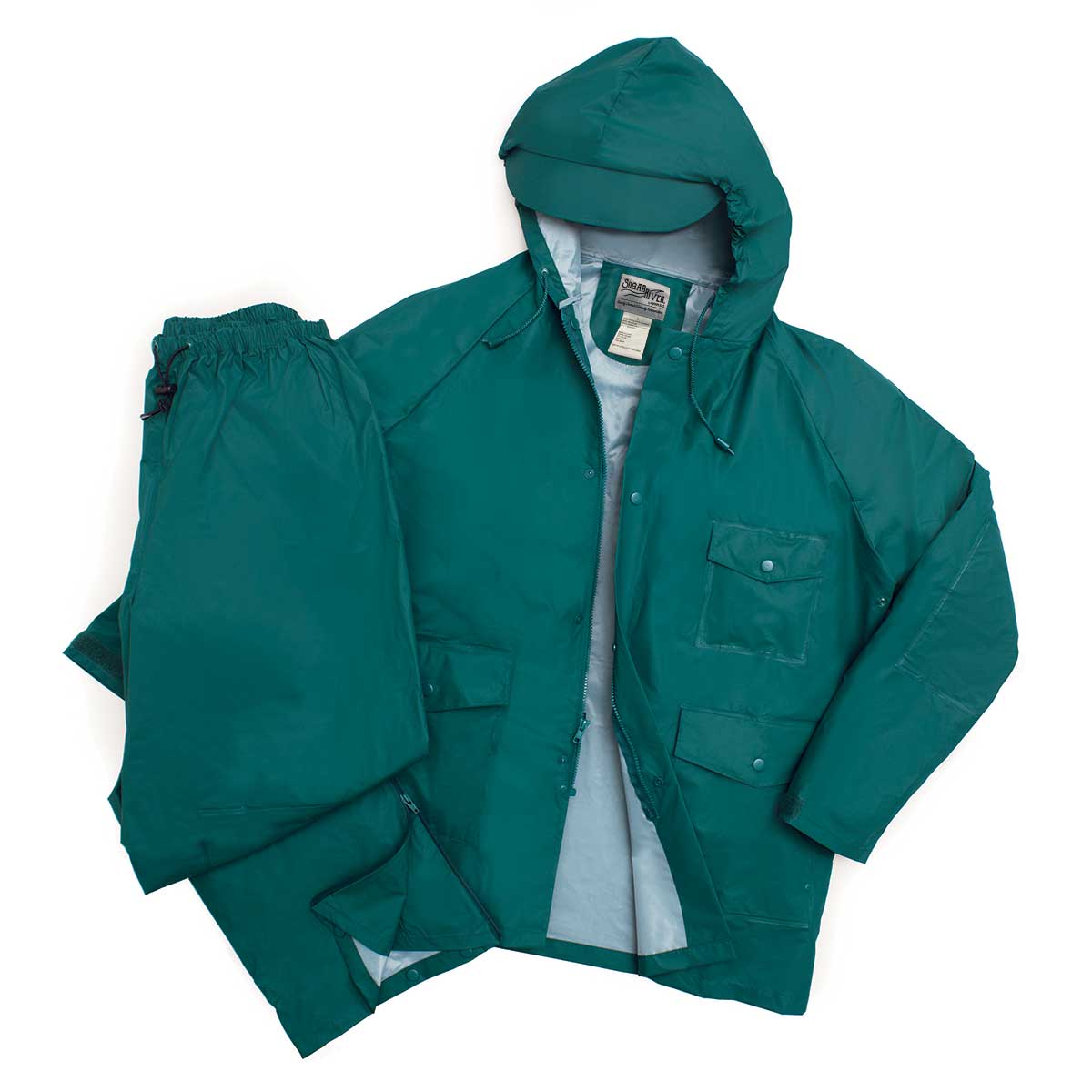 Green Sugar River by Gemplers PVC Rain Jacket & Pants