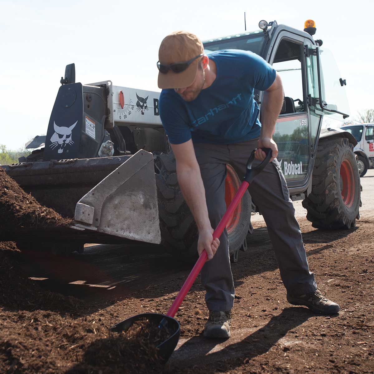 Bully Tools Poly Scoop Shovel with D-Handle