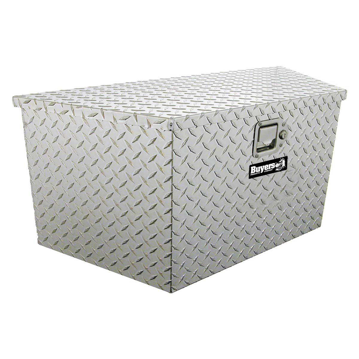 Buyers Products Diamond Tread Aluminum Trailer Tongue Box, 35" Wide