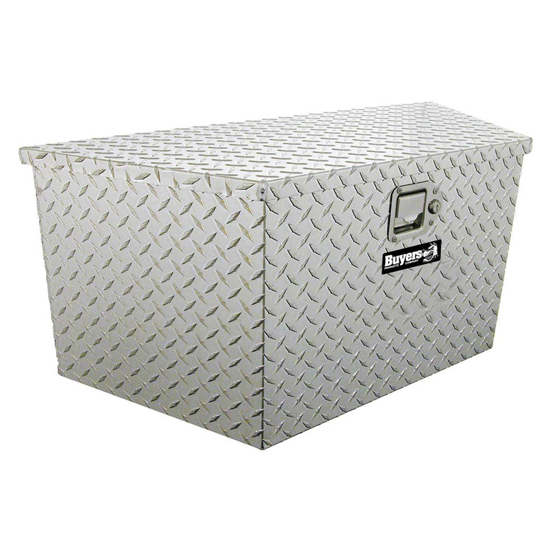 Buyers Products Diamond Tread Aluminum Trailer Tongue Box, 49" Wide
