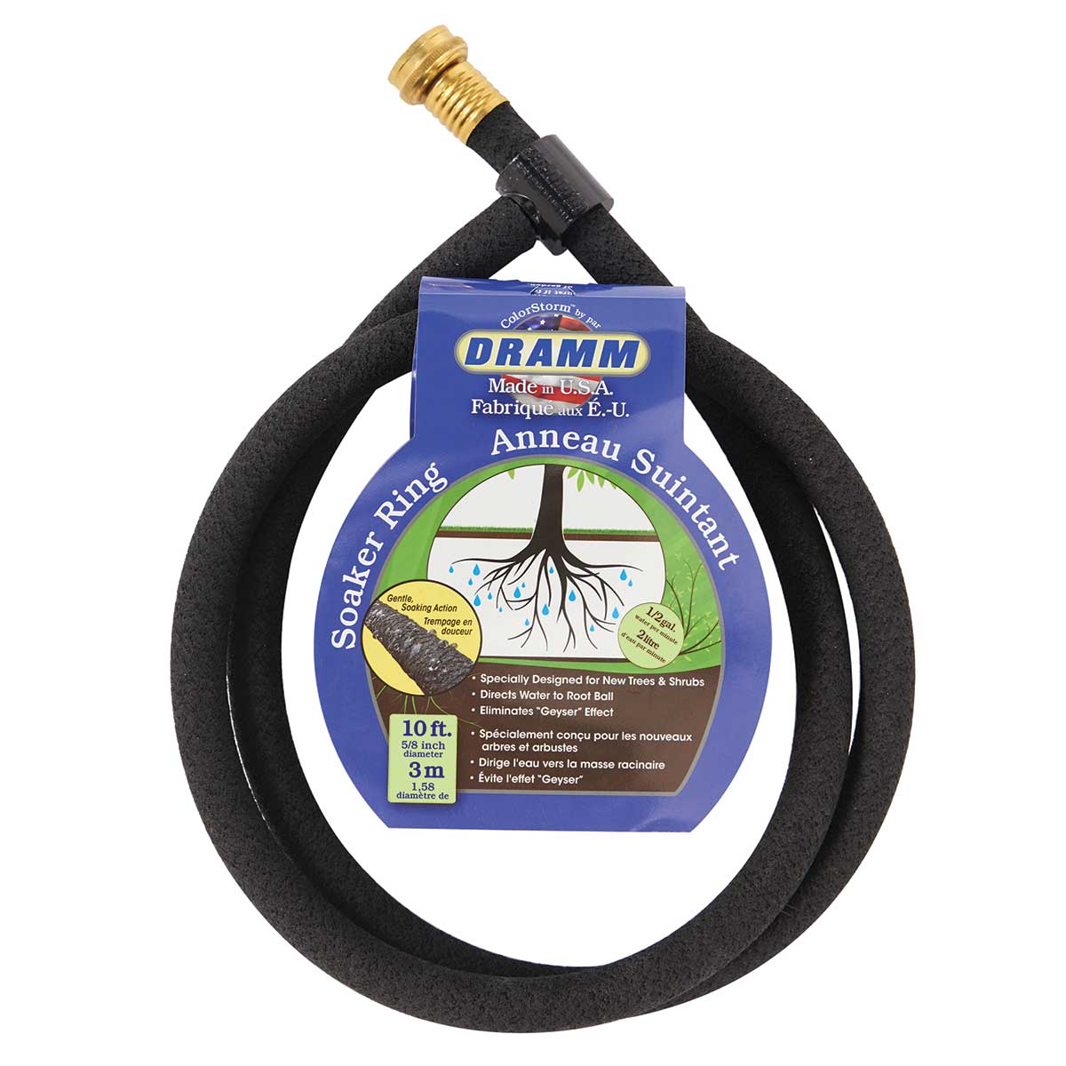 10' Dramm ColorStorm Ring Soaker Hose