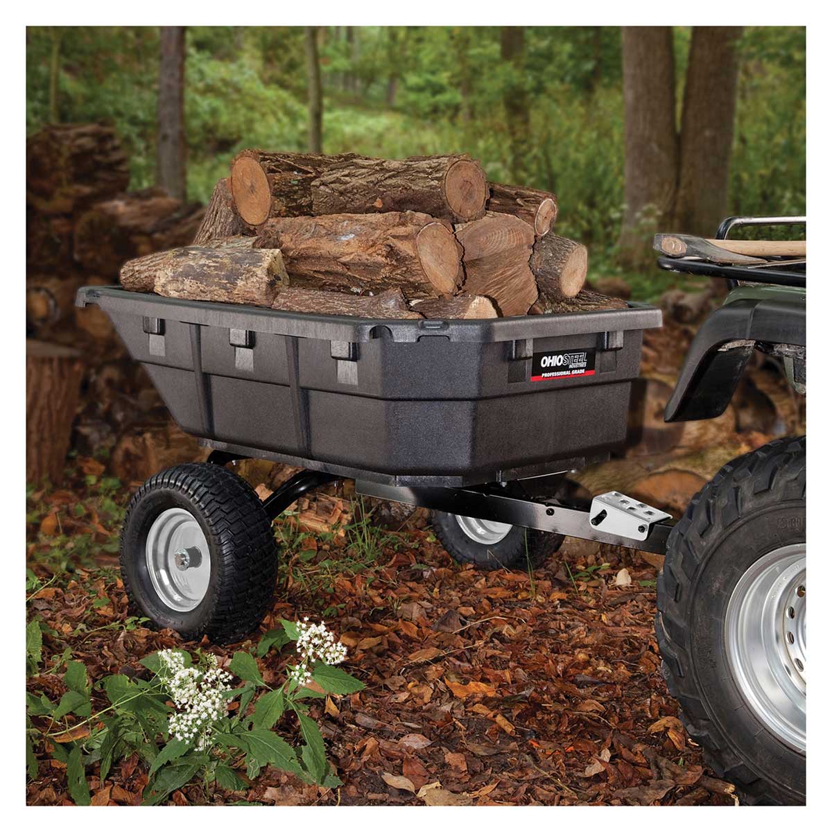 OHIO STEEL INDUSTRIES All-Purpose Swivel Dump Cart