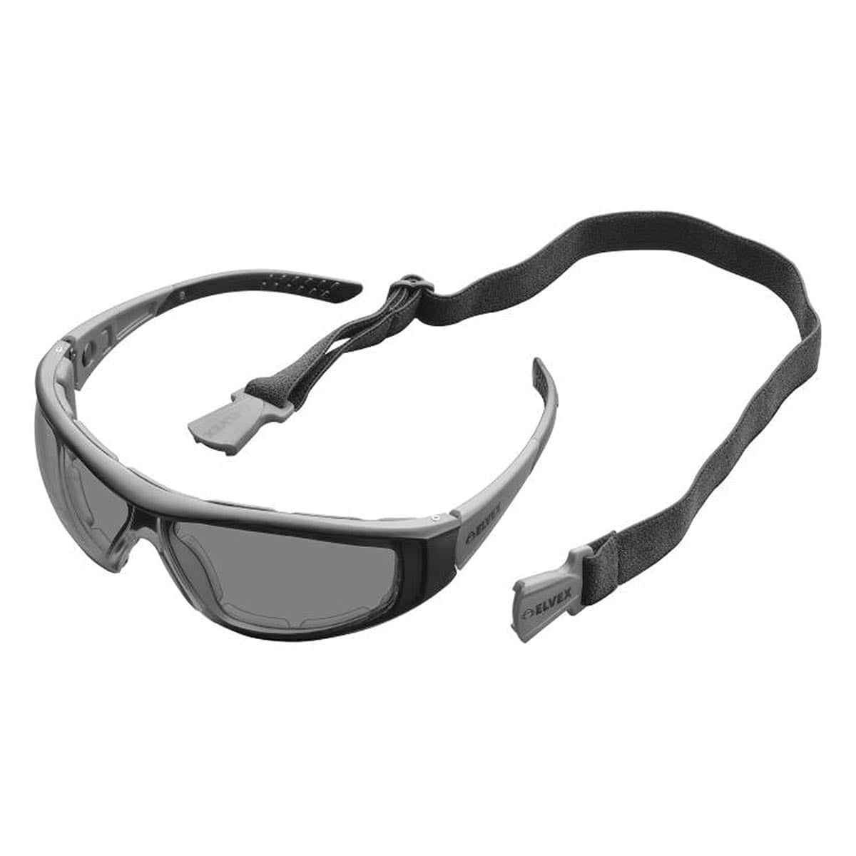 Gray ELVEX Go-Specs II Safety Glasses/Goggles