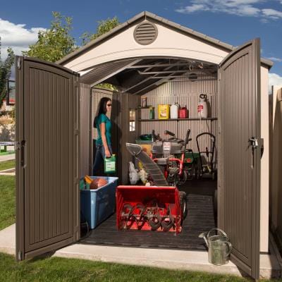 Lifetime 15 Ft. x 8 Ft. Outdoor Storage Shed (Dual Entry)
