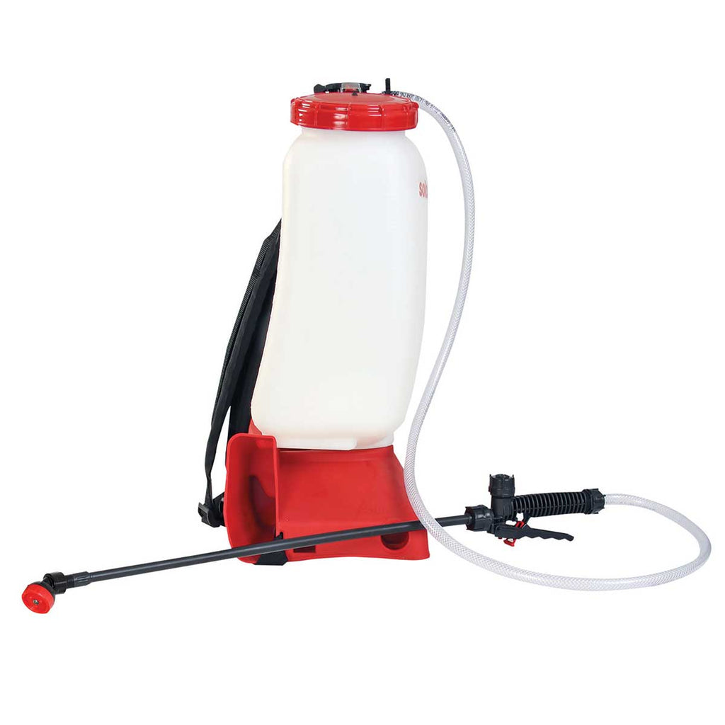 Side view of the Solo 441 4 Gallon Battery-Powered Backpack Sprayer