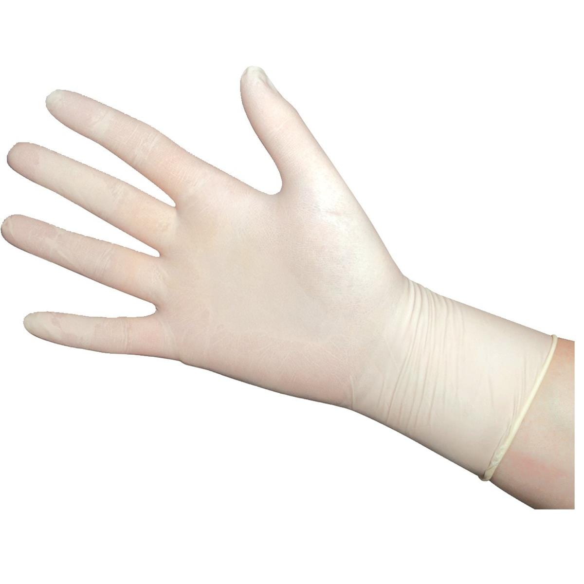 Gemplers 5-mil Powdered Latex Disposable Gloves, Bag of 500