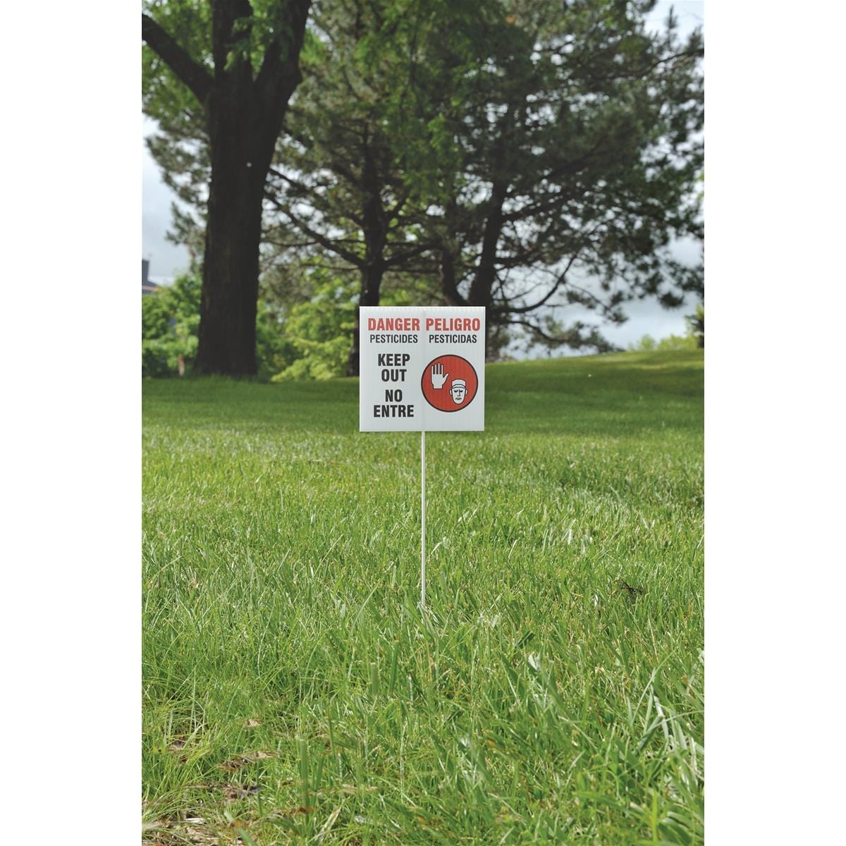 Plastic Stakes for Pesticide Application/Warning Signs