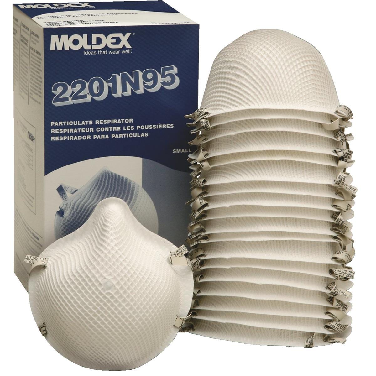 Moldex N95 Alternative Fit Respirator, 20pk