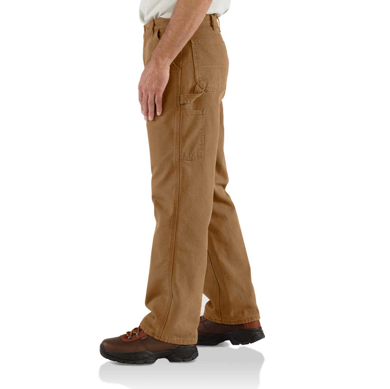 Loose Fit Washed Duck Utility Work Pant
