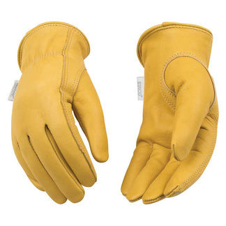 小物 Vaquera Four Finger Gloves Gold Kinco Women's Lined Grain Cowhide Driver Gloves | Gemplers