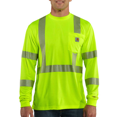 Carhartt 100496 ANSI Class 3 Hi-Vis Force Long Sleeve T-Shirt