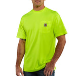 Brite Lime Carhartt Force 100493 Color Enhanced Visibility Short-Sleeve Hi-Vis T-Shirt