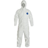 DuPont Tyvek 400 Hooded Coveralls with Elastic Wrists & Ankles