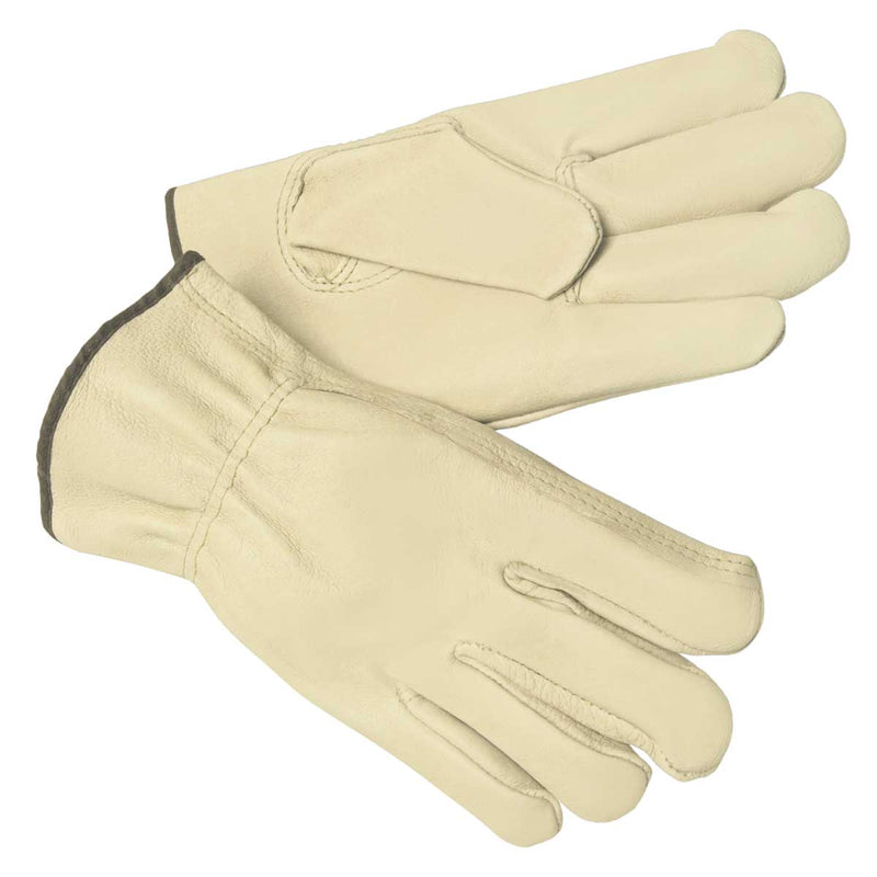 MCR Safety Unlined Pigskin Leather Driver's Gloves