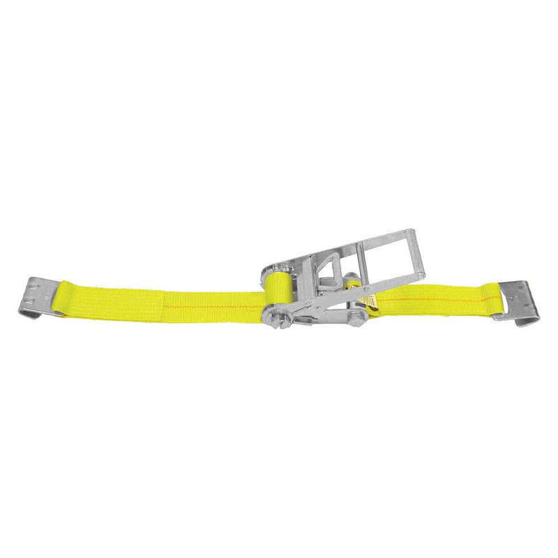 Lift-All 3"W Cargo Ratchet Tie Downs With Flat Hook