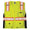 Lime Kishigo Ultra-Cool Polyester ANSI Class 2 Black Series Hi-Vis Safety Vest