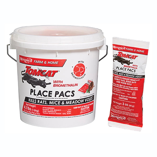 Tomcat II 1kg Red Rat & Mice Bait Pellets