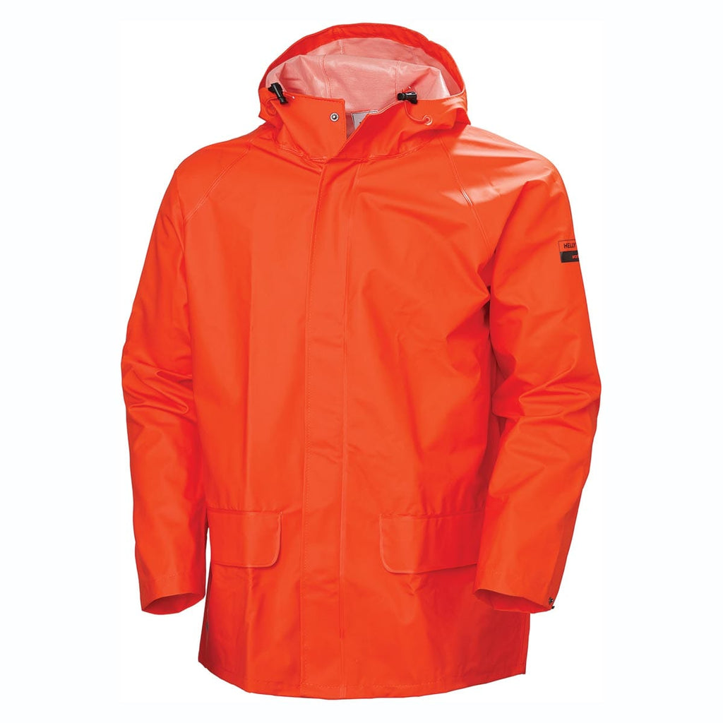 Dark Orange Helly Hansen Mandal PVC Rain Jacket