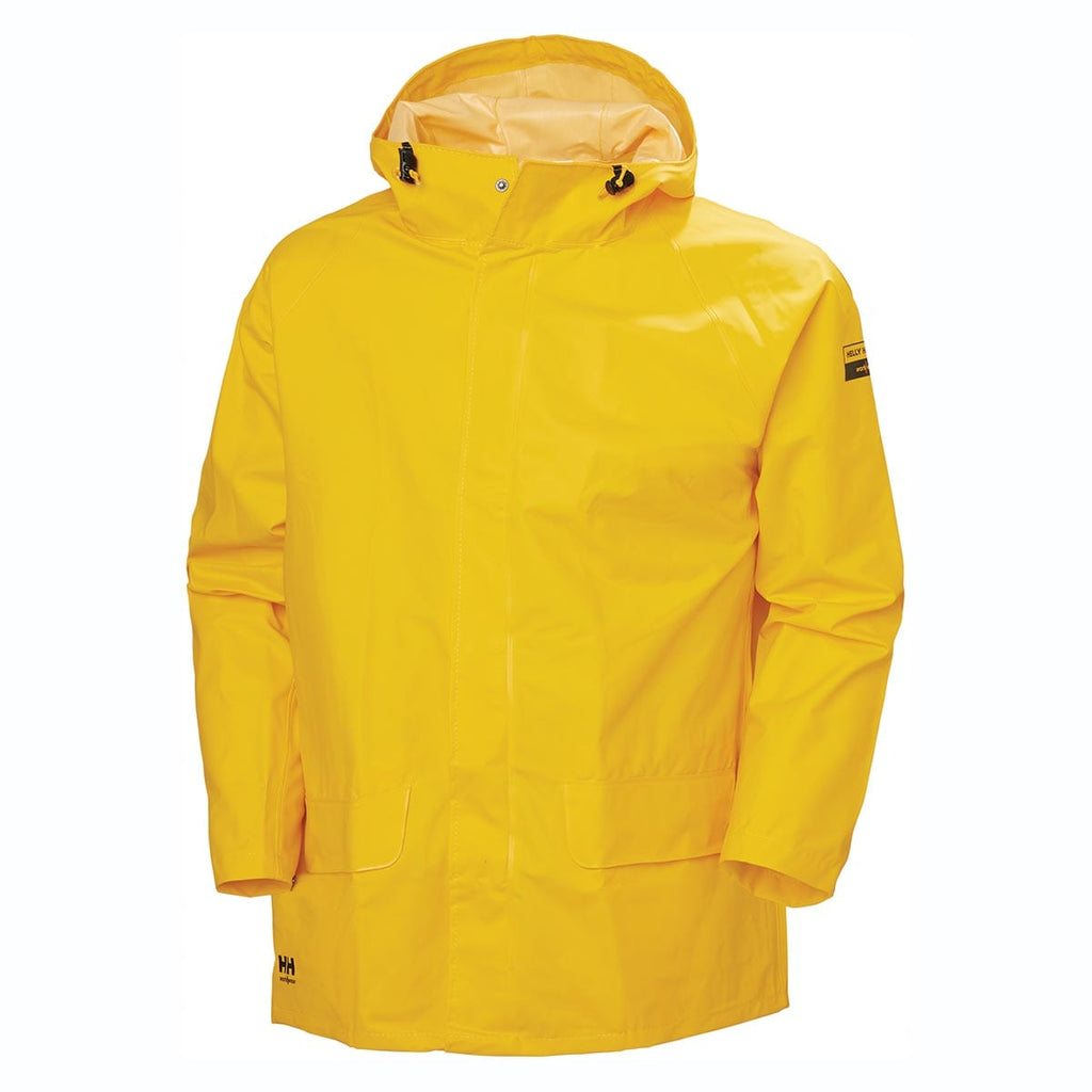Light Yellow Helly Hansen Mandal PVC Rain Jacket