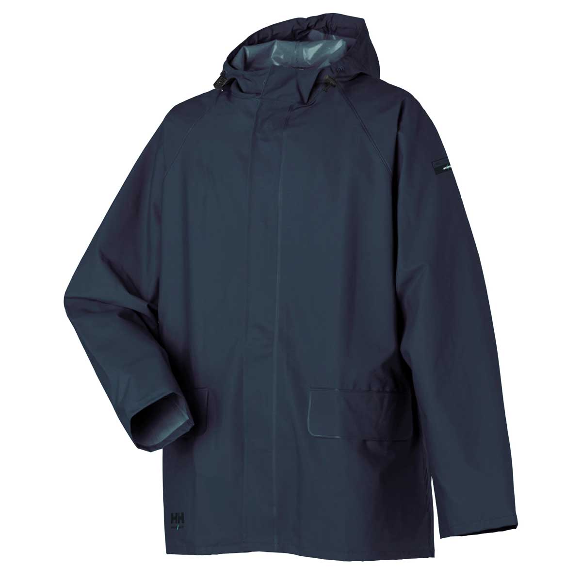 Navy Helly Hansen Mandal PVC Rain Jacket