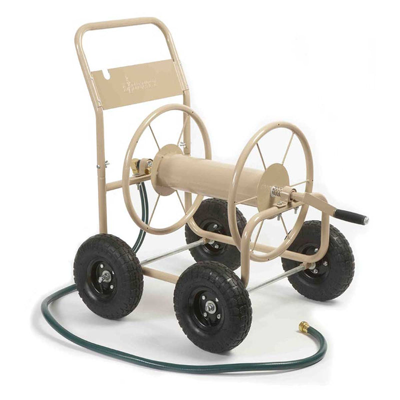 Manual Garden Hose Reel Cart Rack Winding Pressure Washer Pipe