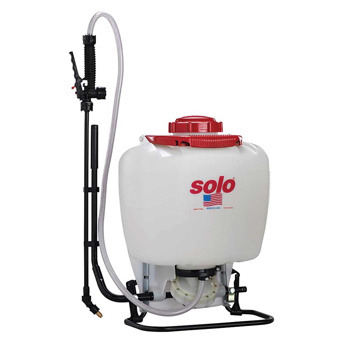 Solo 4-gal. Bleach-Resistant Deluxe Backpack Sprayer with Diaphragm Pump