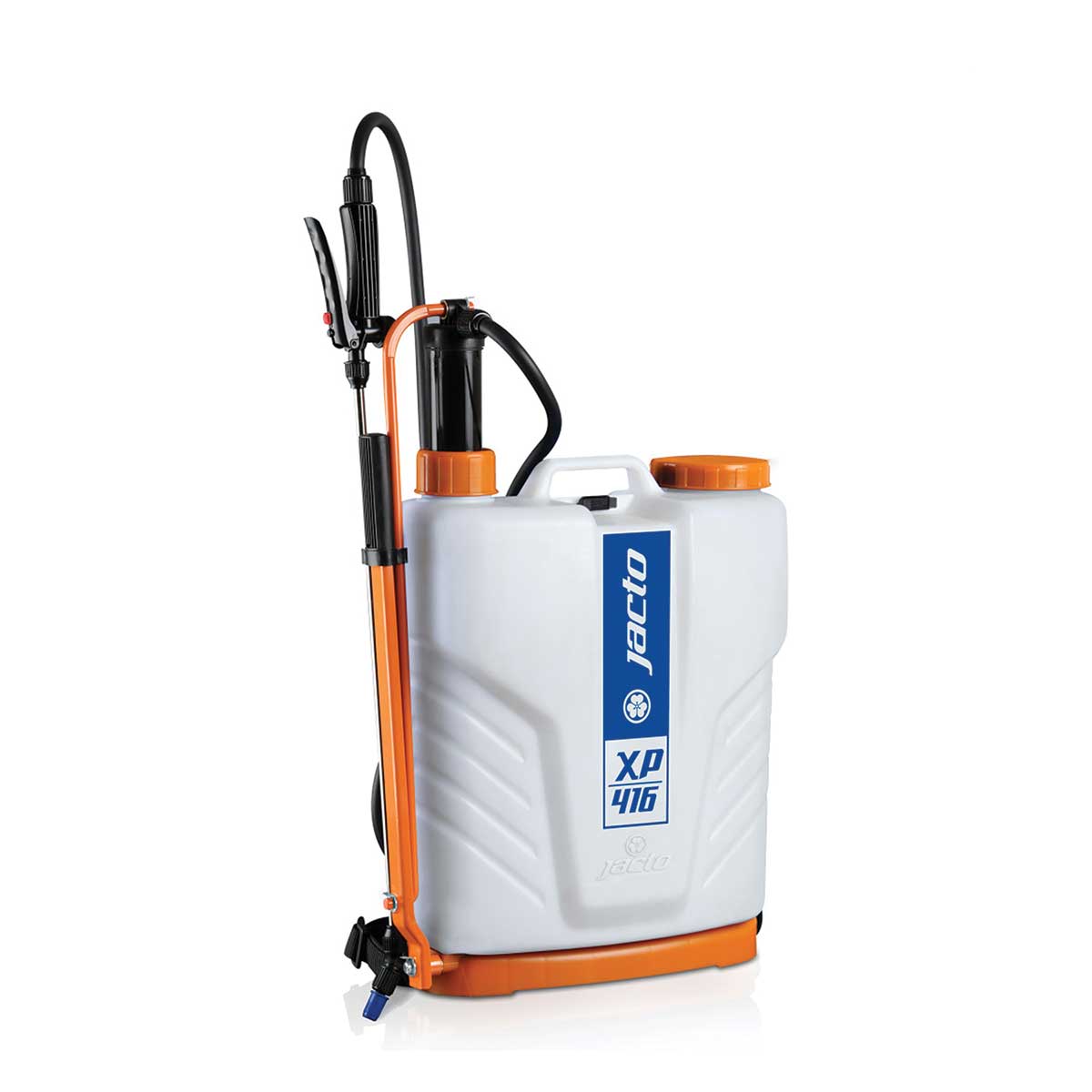 White/Orange Jacto XP Series Backpack Sprayer