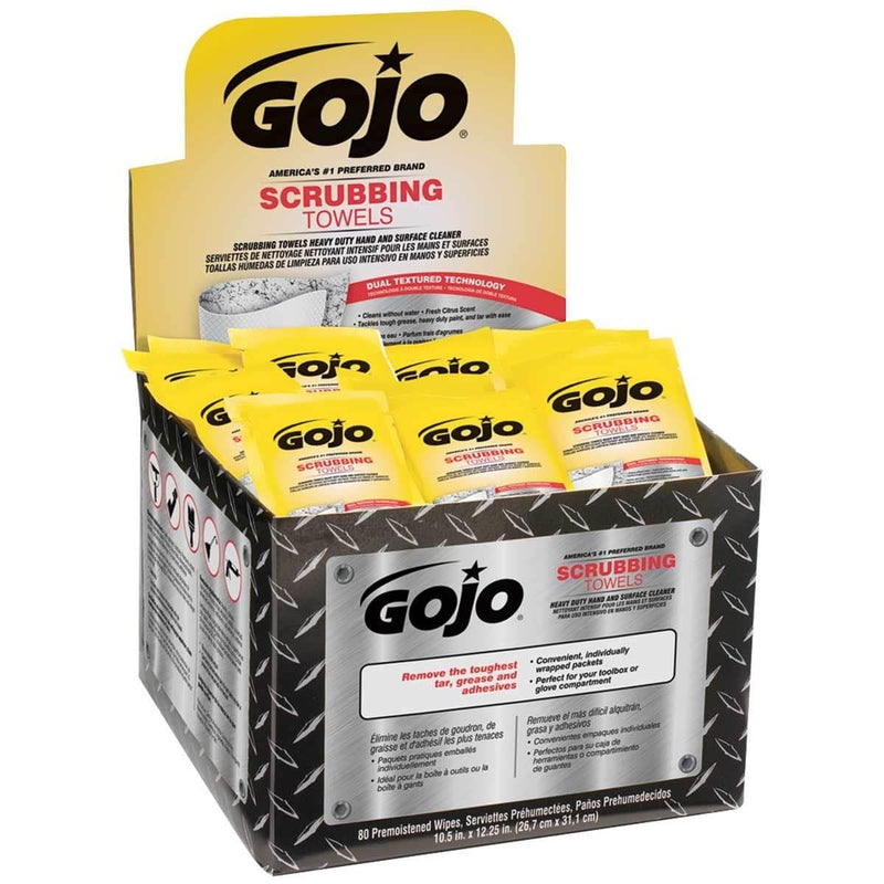 GOJO® Scrubbing Wipes: 72/Pail