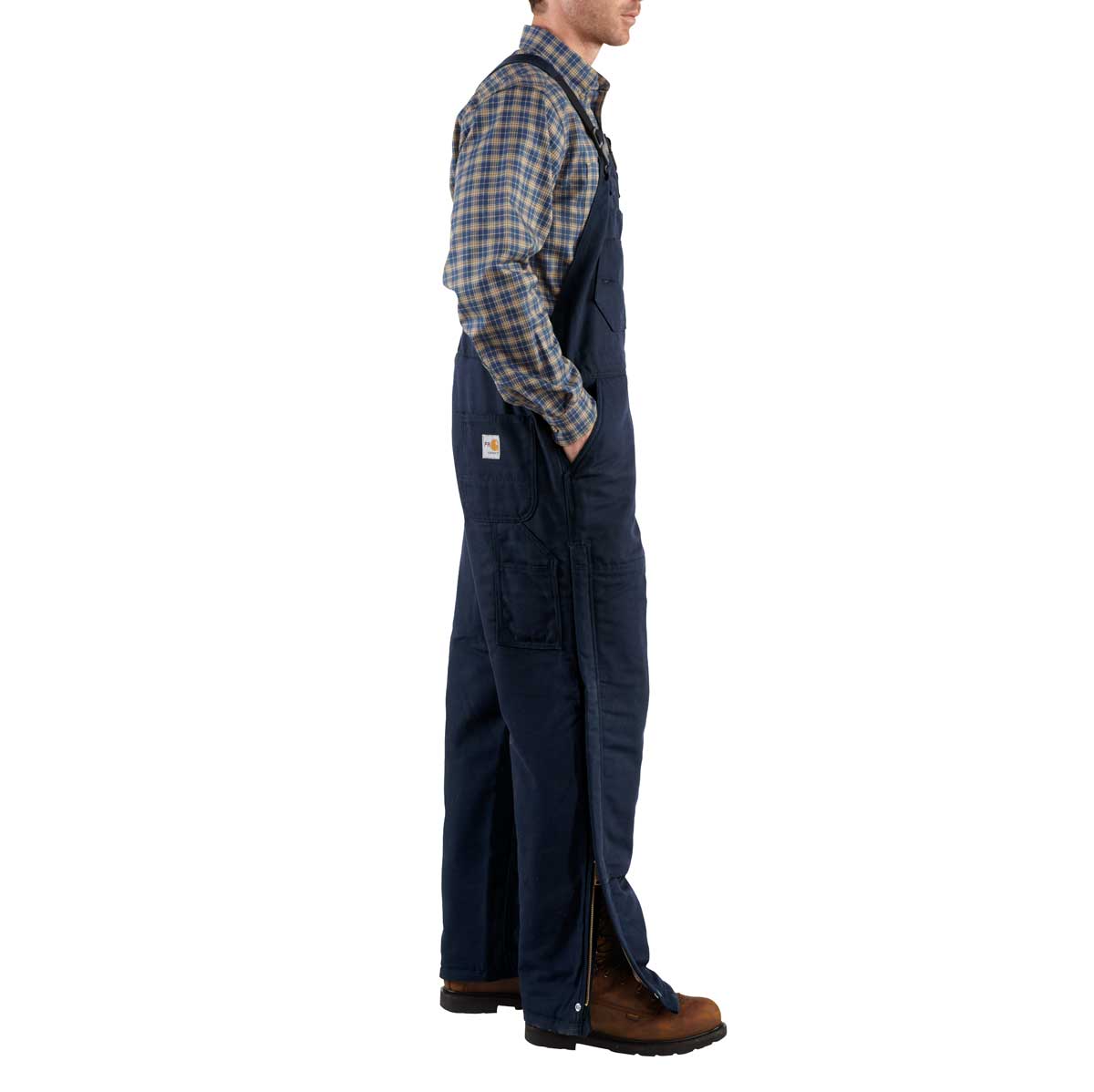 Carhartt Flame-Resistant Quilt-Lined Bib Overalls