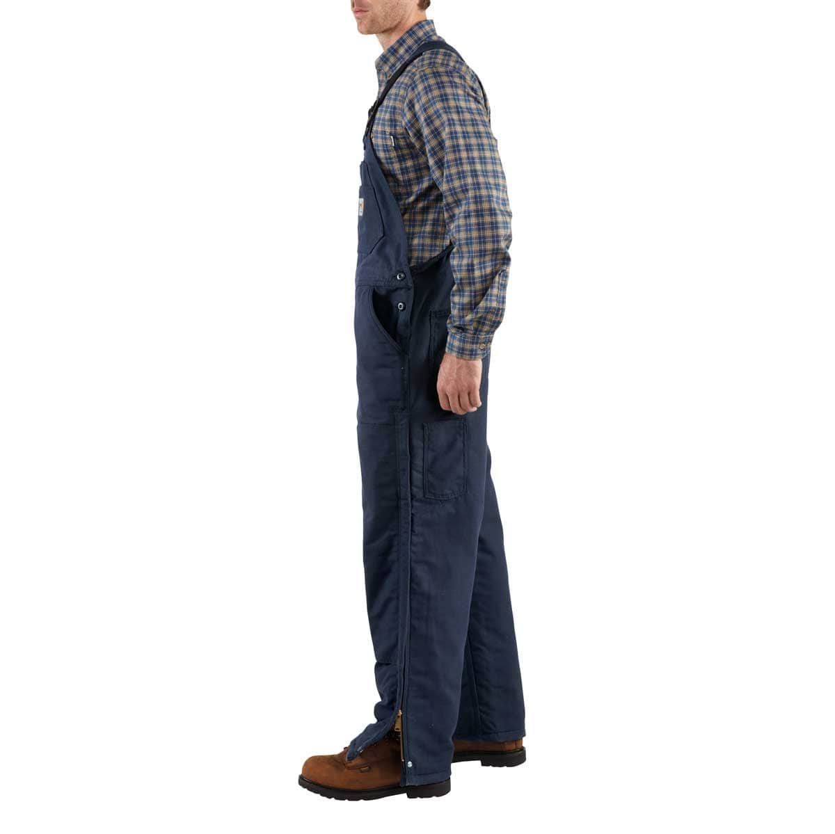 Carhartt Flame-Resistant Quilt-Lined Bib Overalls